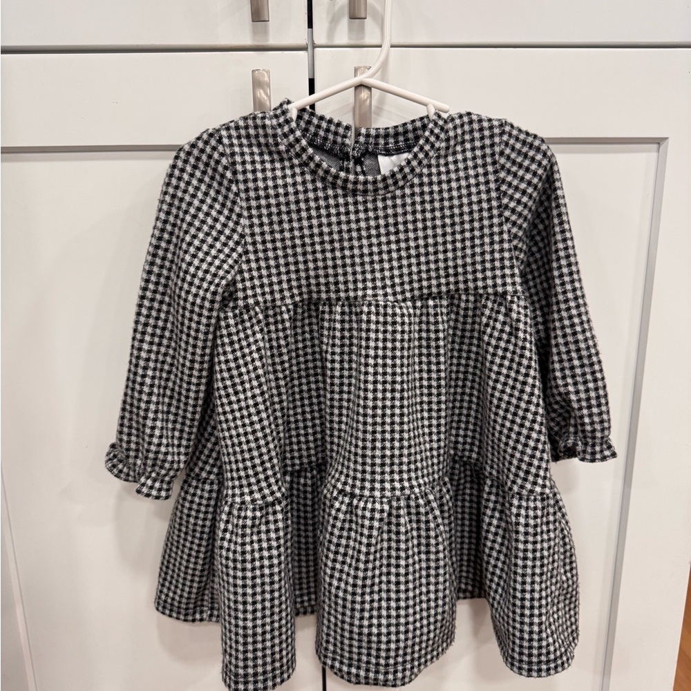 Black and White Gingham Dress